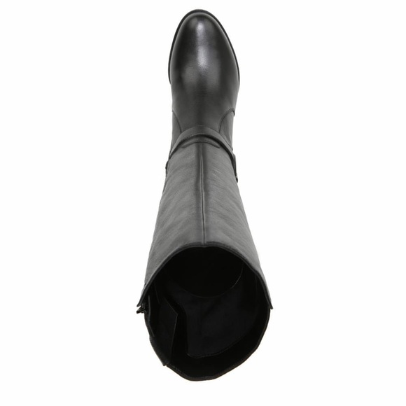 Naturalizer Davis Black Waterproof Leather Tall Boots - Picture 6 of 11